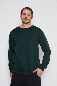 Poleron Hombre Verde Basic Family Shop
